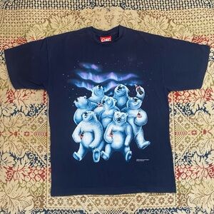 Vintage 90s Coke Coca Cola T-shirt Tee Shirt Polar Bear 1994 Single Stitch XL